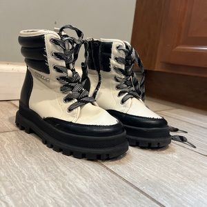 Black and White BCBG Girls boots